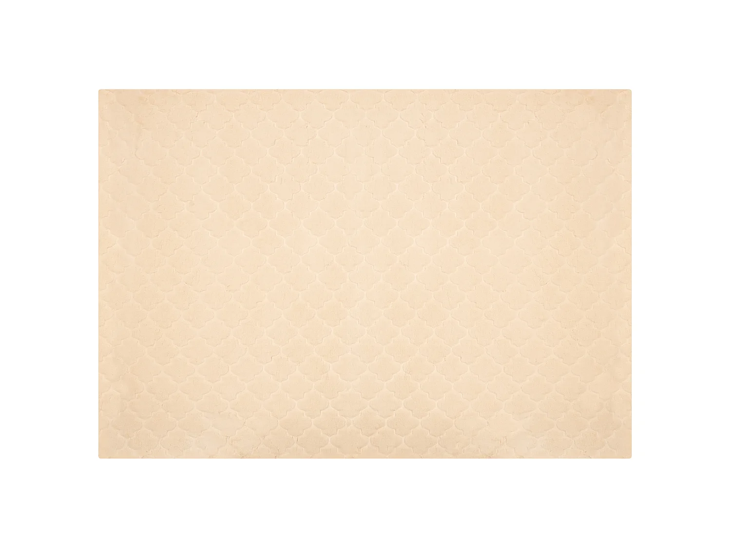 Kunstfellteppich Kaninchen beige 160 x 230 cm Shaggy GHARO