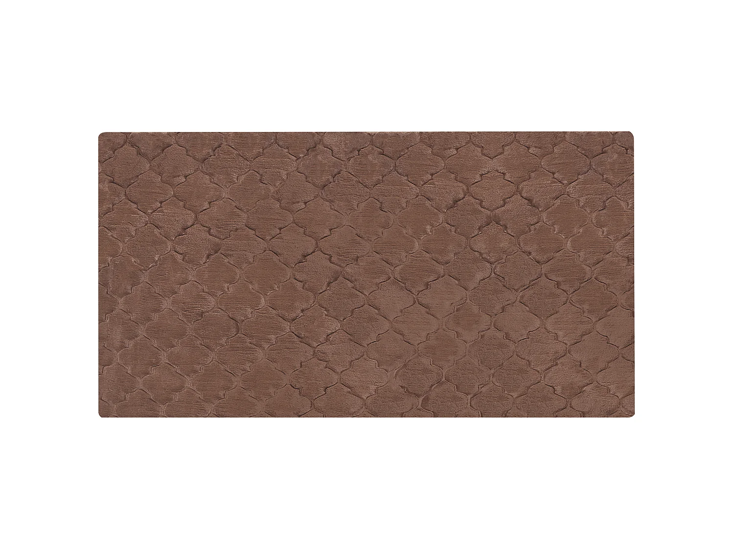 Tapis en fausse fourrure GHARO Marron 80 x 150 cm