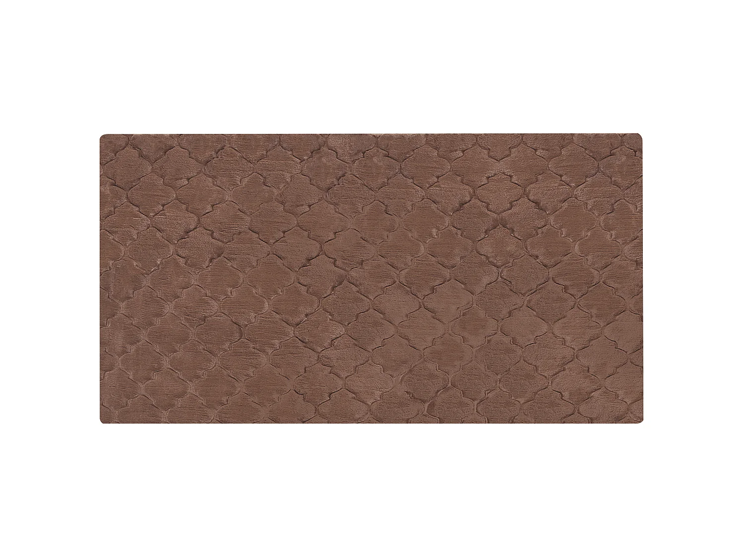 Tapis en fausse fourrure GHARO Marron 80 x 150 cm