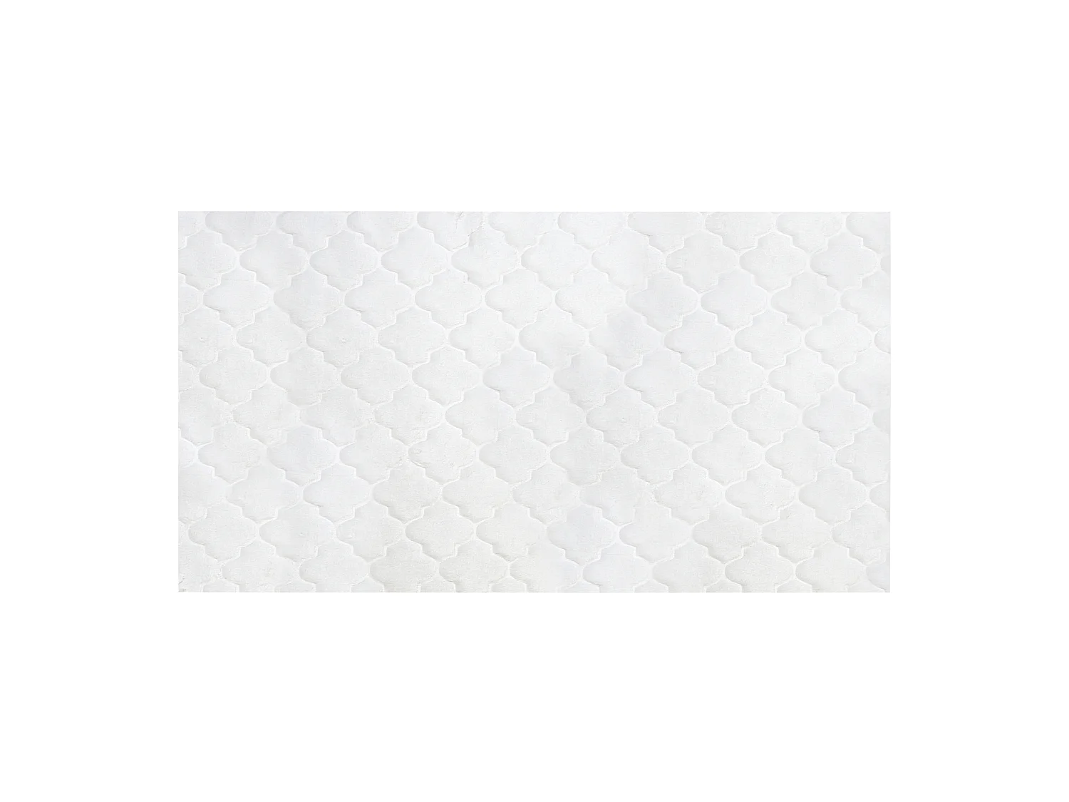 Tapis en fausse fourrure GHARO Blanc 80 x 150 cm