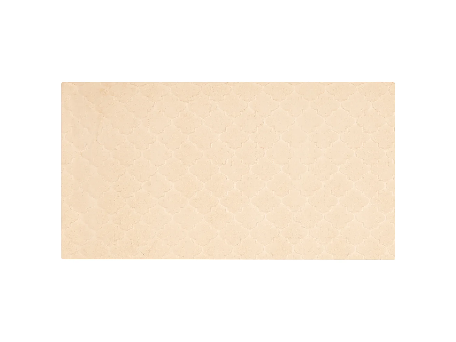 Kunstfellteppich Kaninchen beige 80 x 150 cm Shaggy GHARO
