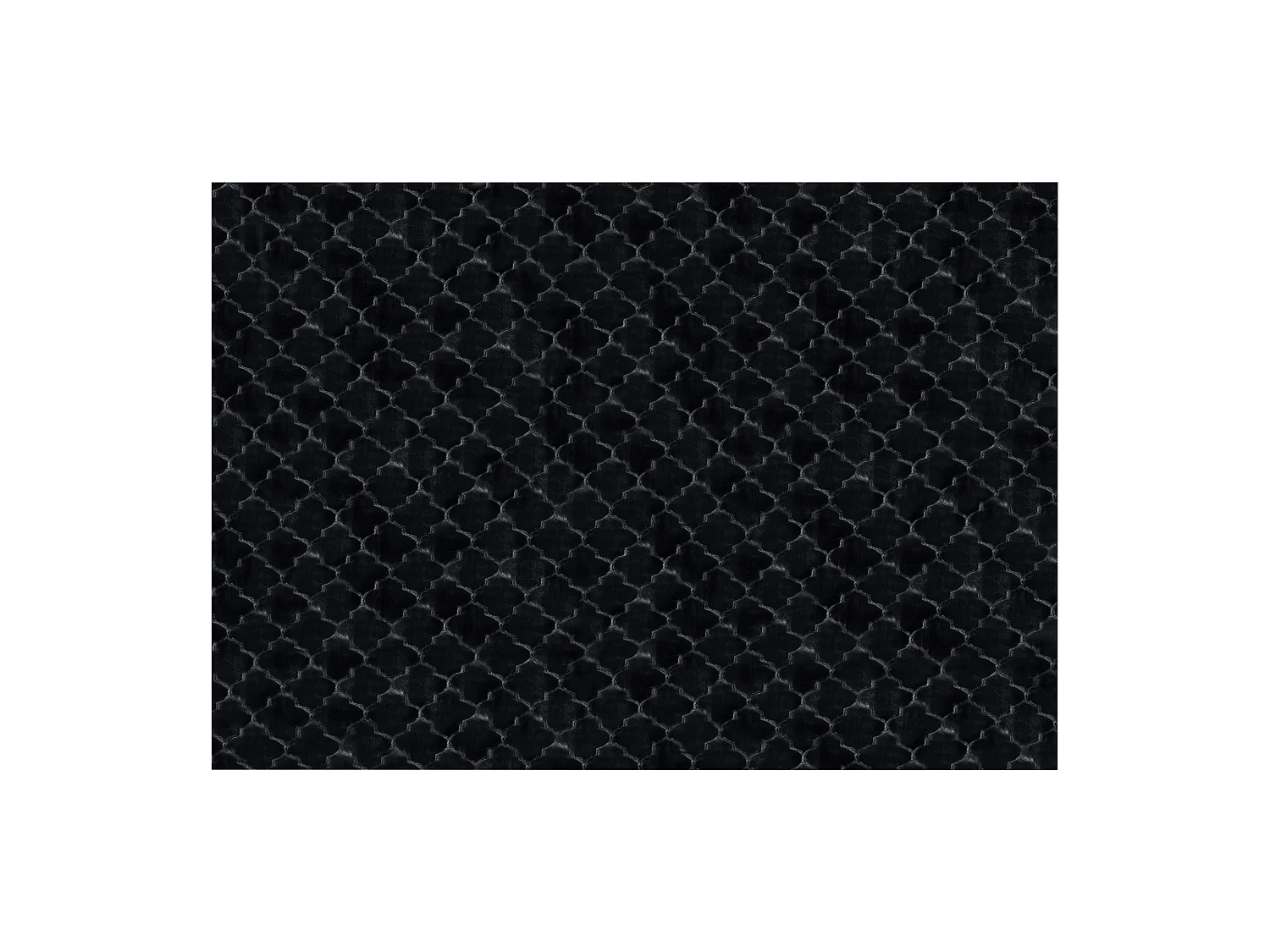 Tapis en fausse fourrure GHARO Noir 160 x 230 cm