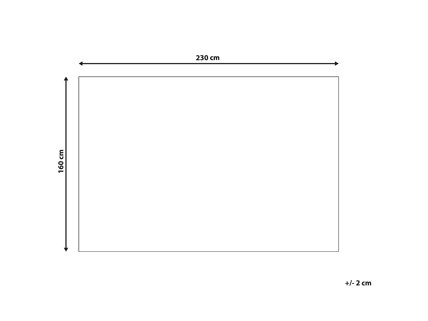 Tapis en fausse fourrure GHARO Noir 160 x 230 cm