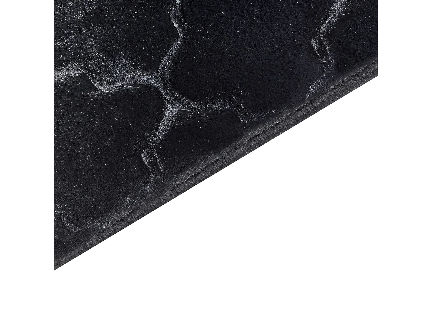 Alfombra negra 160 x 230 cm GHARO