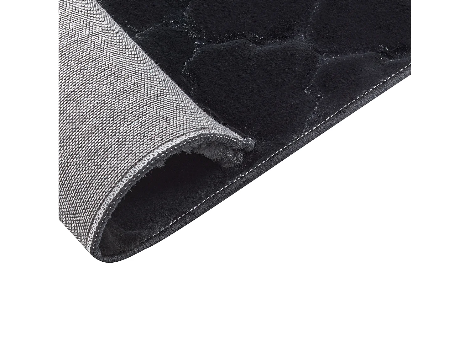 Alfombra negra 160 x 230 cm GHARO