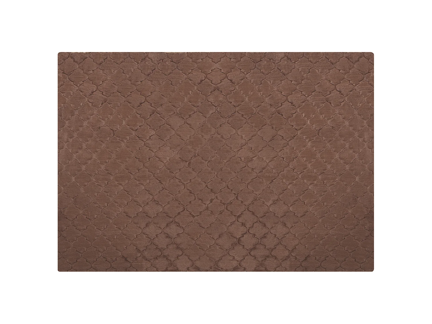 Tapis en fausse fourrure GHARO Marron 160 x 230 cm