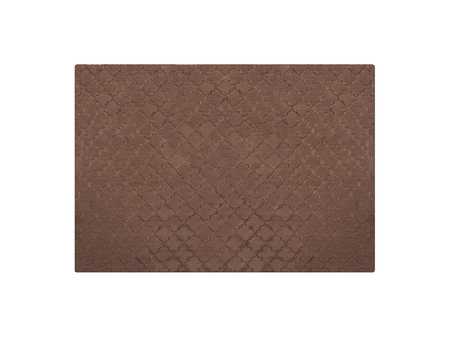 Tapis en fausse fourrure GHARO Marron 160 x 230 cm