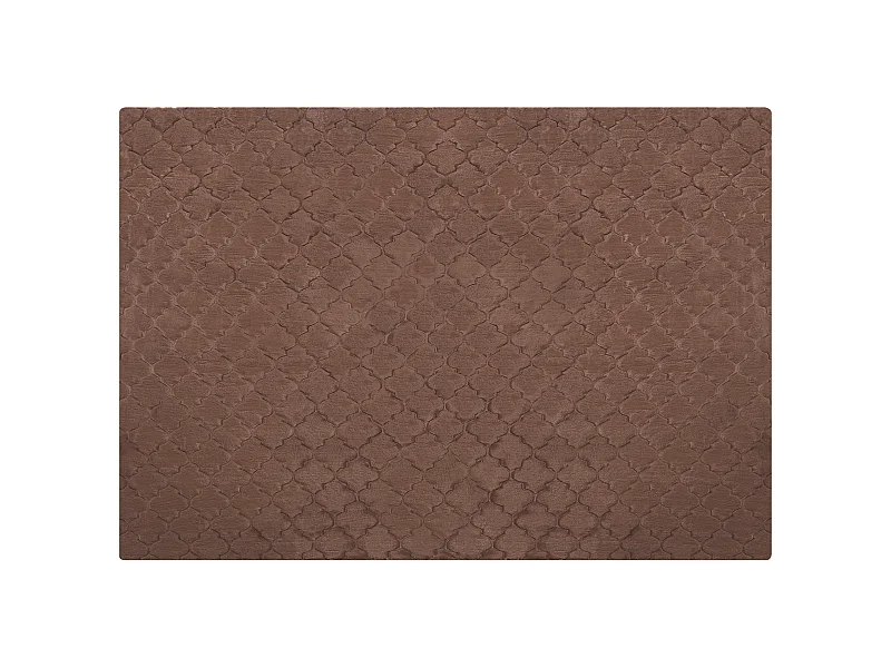 Tapis en fausse fourrure GHARO Marron 160 x 230 cm