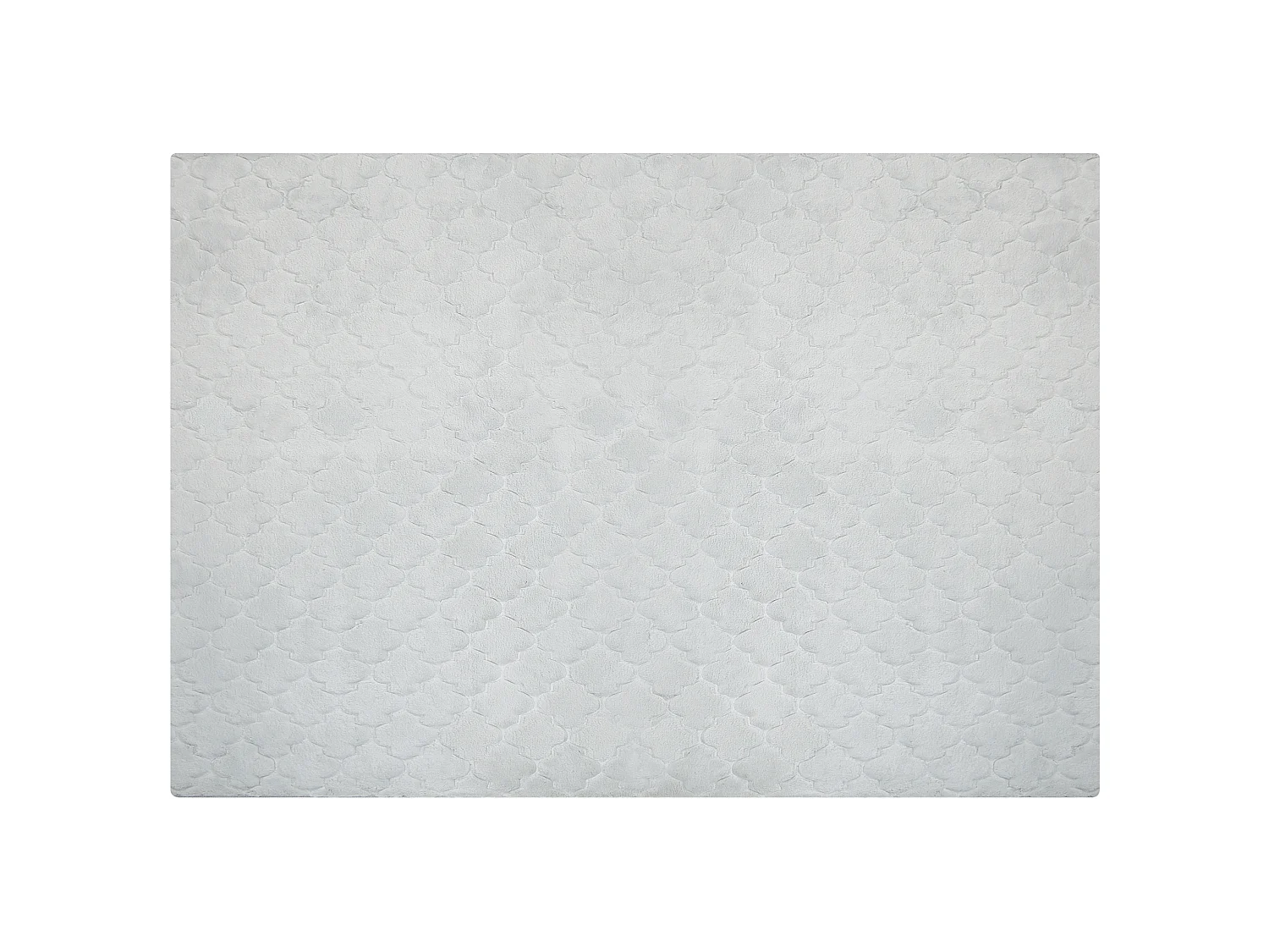 Tapis en fausse fourrure GHARO Gris clair 160 x 230 cm