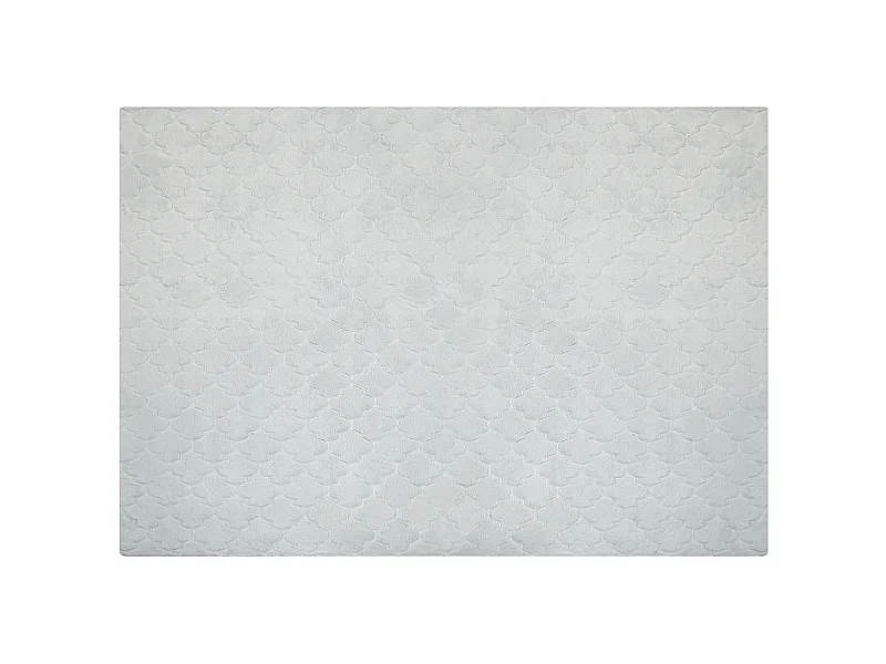 Tapis en fausse fourrure GHARO Gris clair 160 x 230 cm