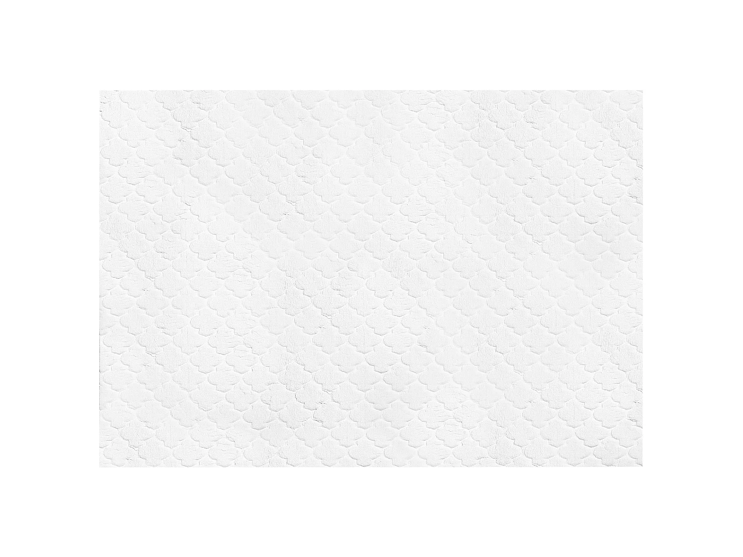 Tapis en fausse fourrure GHARO Blanc 160 x 230 cm