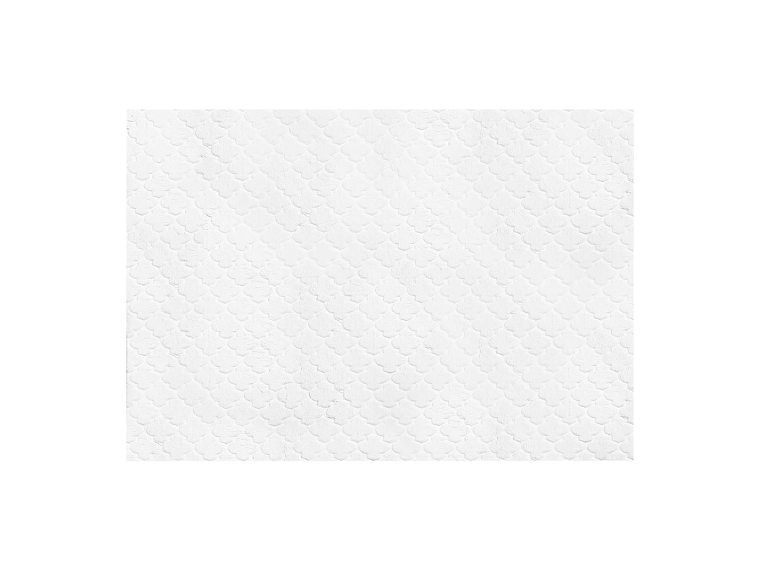 Vloerkleed kunstbont wit 160 x 230 cm GHARO