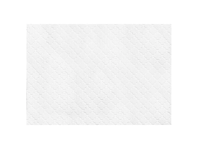 Tapete de pelo sintético de coelho branco 160 x 230 cm GHARO