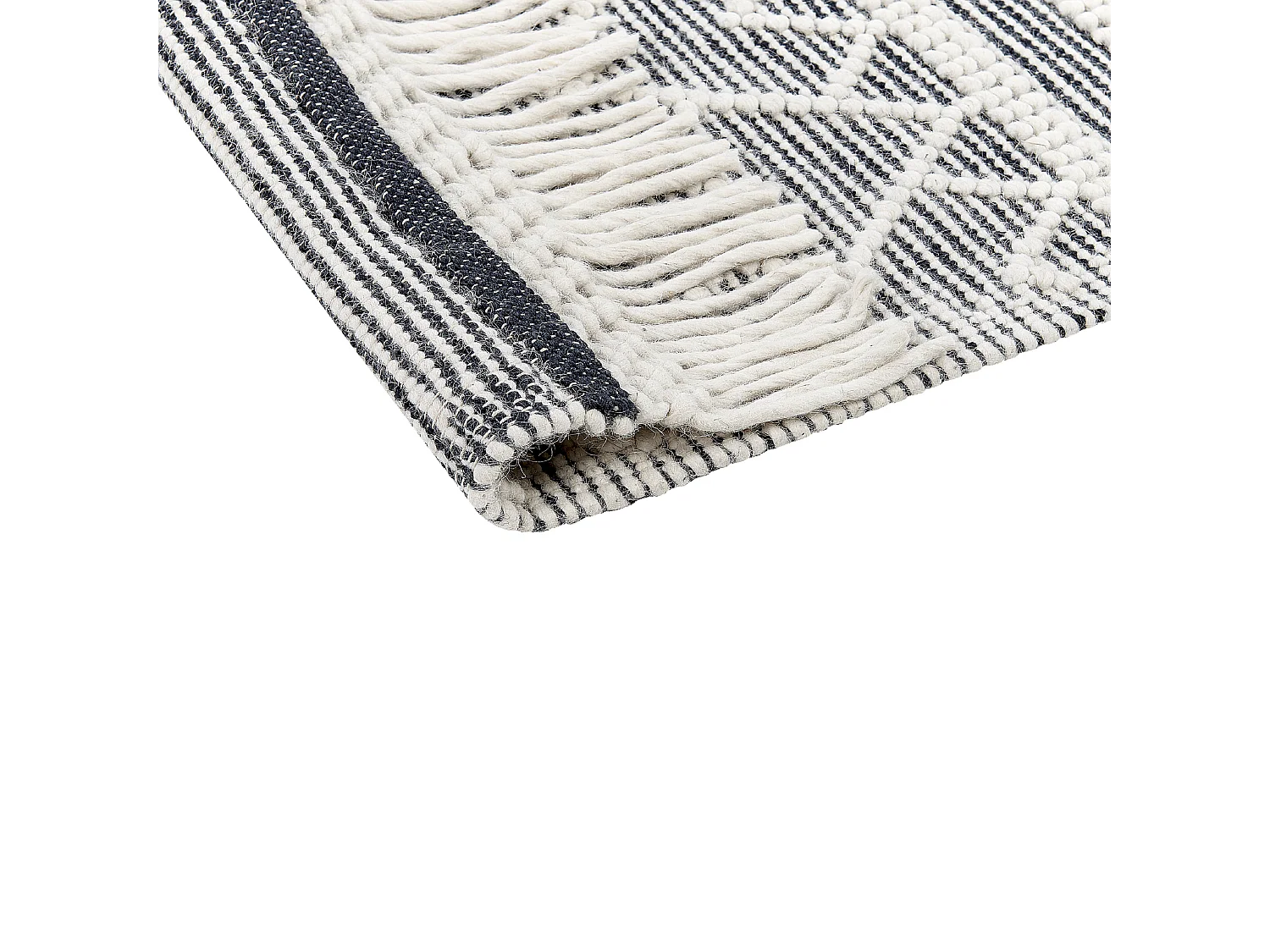 Vloerkleed wol grijs/creme 160 x 230 cm TOPRAKKALE