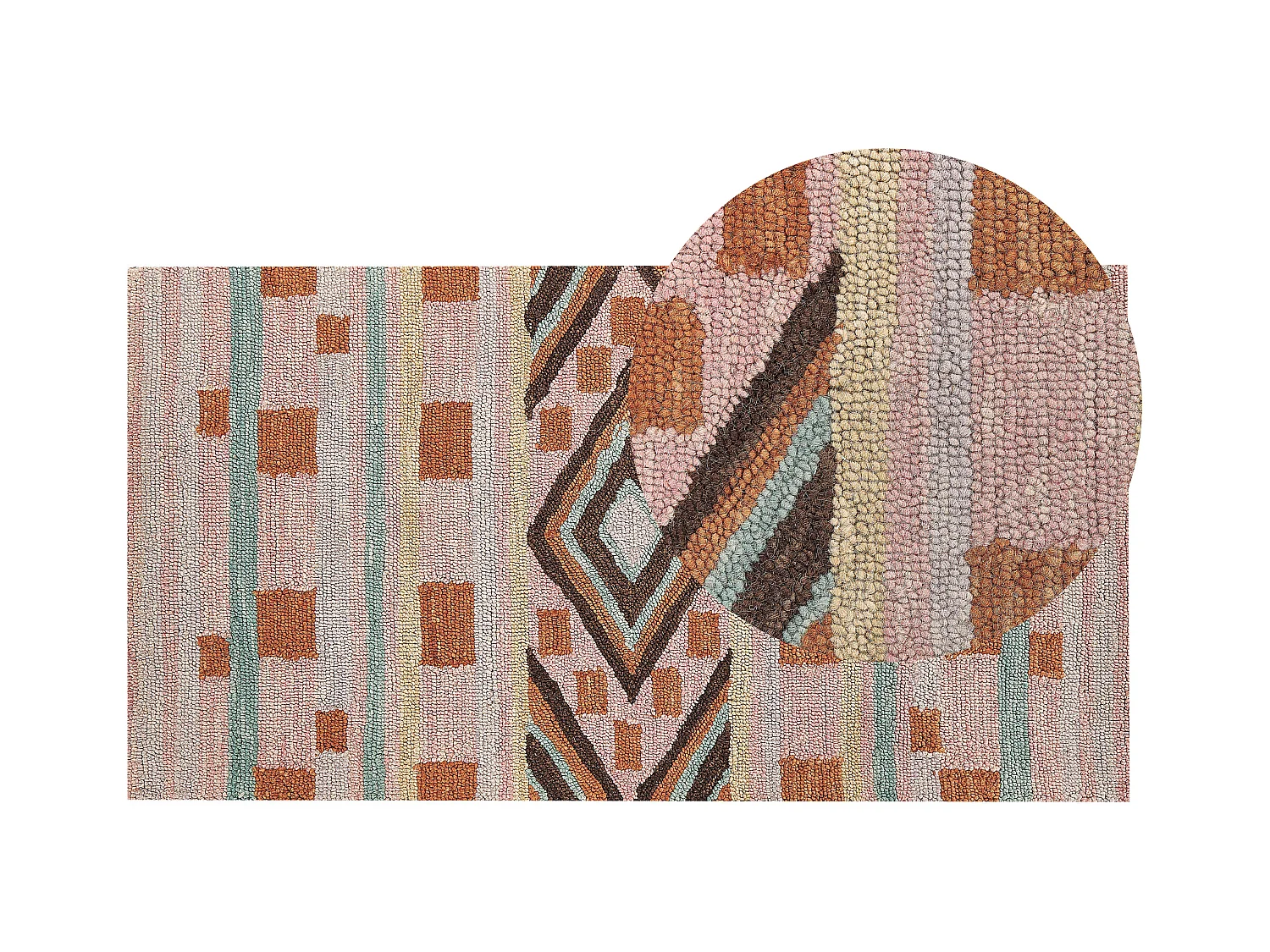 Tapis YOMRA Multicolore 80 x 150 cm Laine