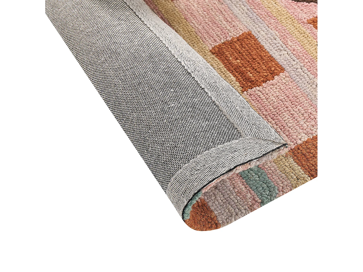 Vloerkleed wol meerkleurig 140 x 200 cm YOMRA