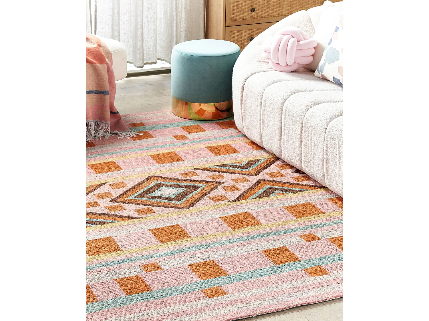 Vloerkleed wol meerkleurig 160 x 230 cm YOMRA