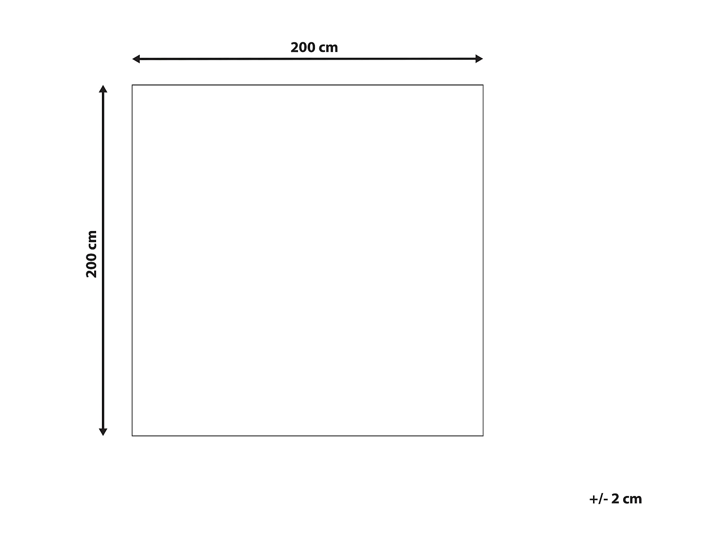 Vloerkleed wol meerkleurig 200 x 200 cm YOMRA