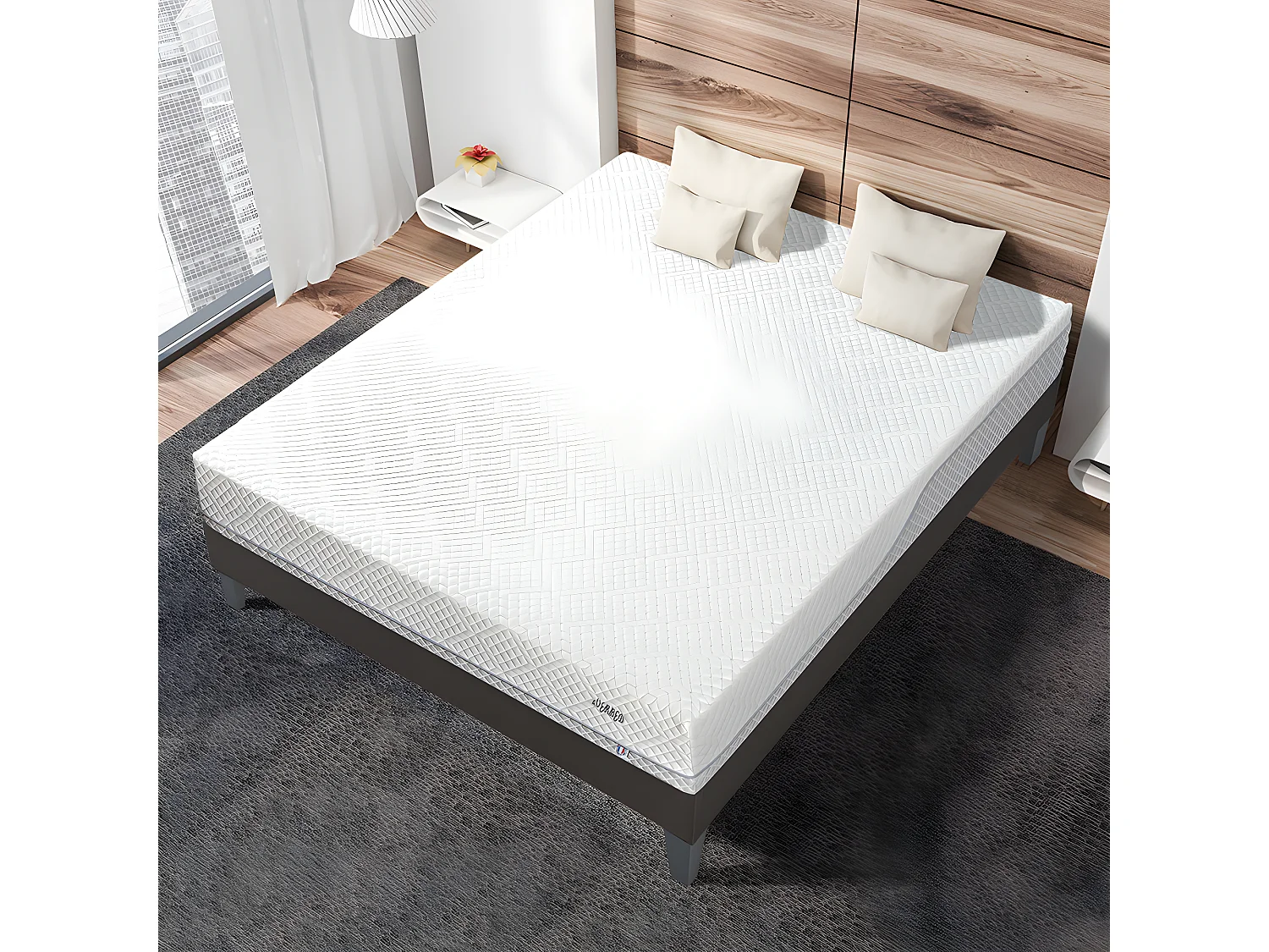 BELLECOUR LITERIE | Matelas EVERBED 180x200 cm | Mousse avec mémoire de forme