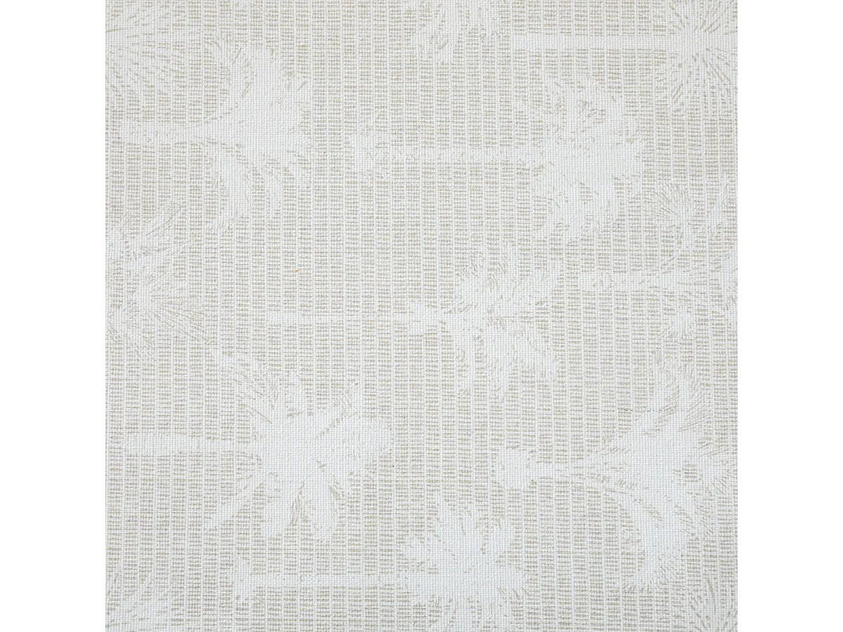 Nappe en polycoton Beige et Blanc 150 x 250 cm