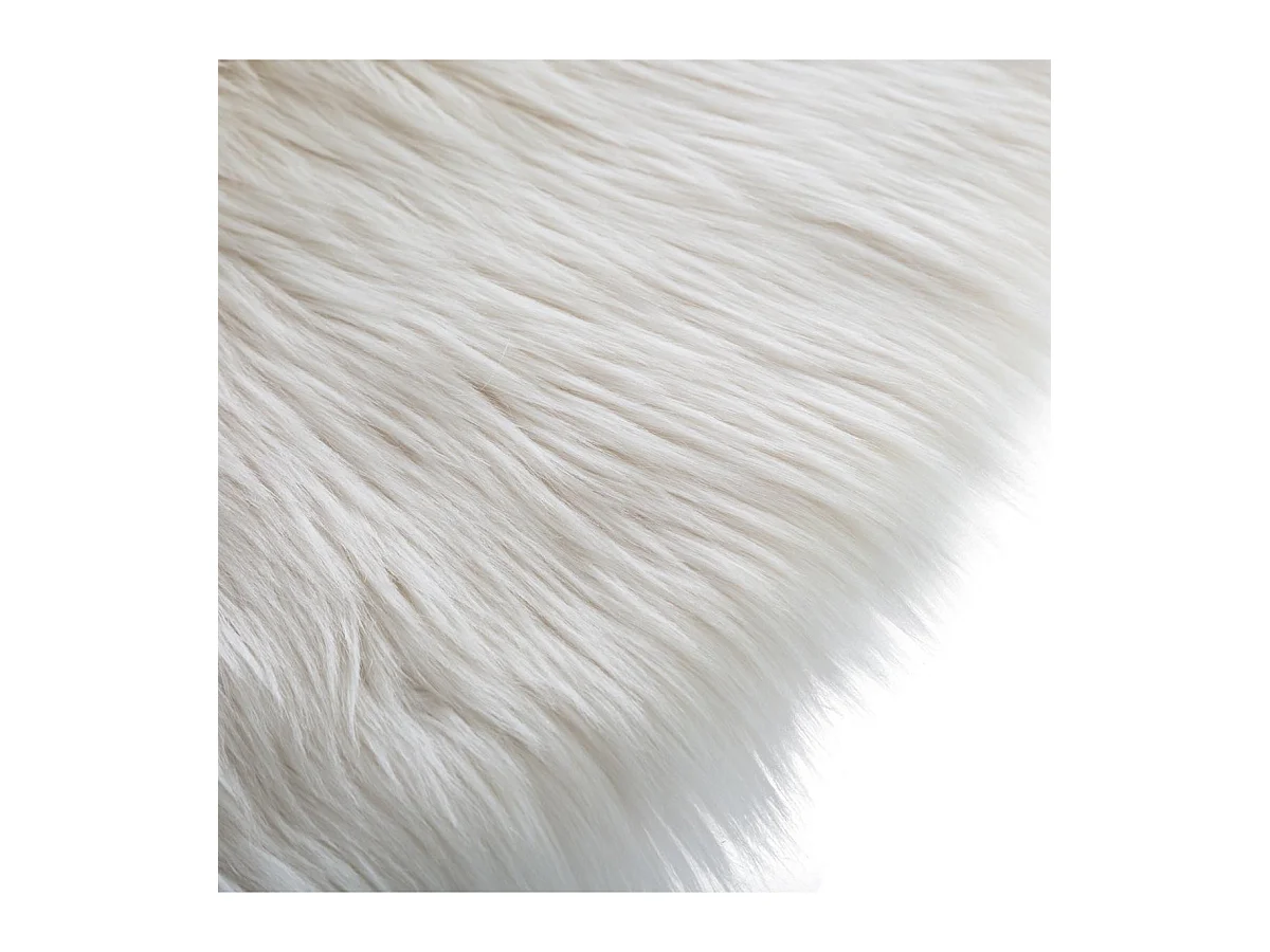 Teppich weiß 90x90cm