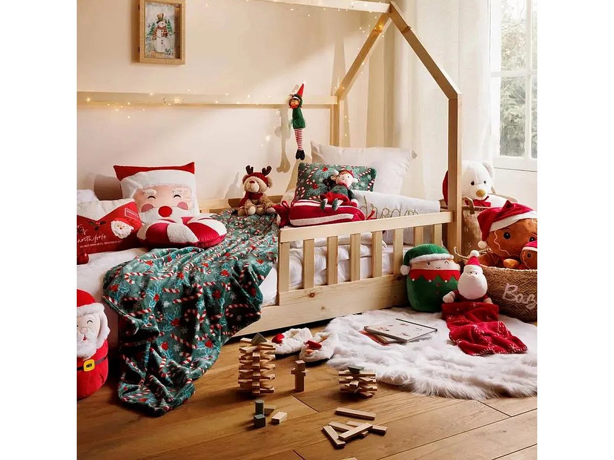 Tapis de Salon Fourrure "Cercle" 90cm Blanc