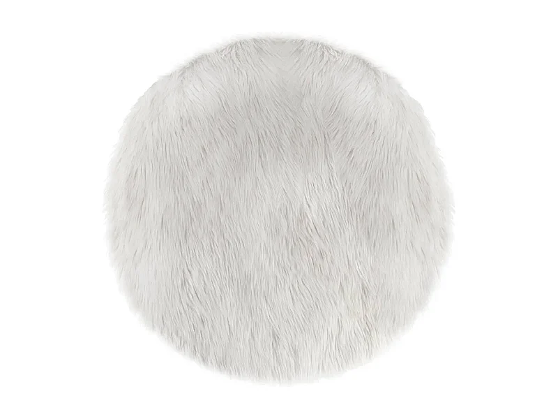 Teppich weiß 90x90cm