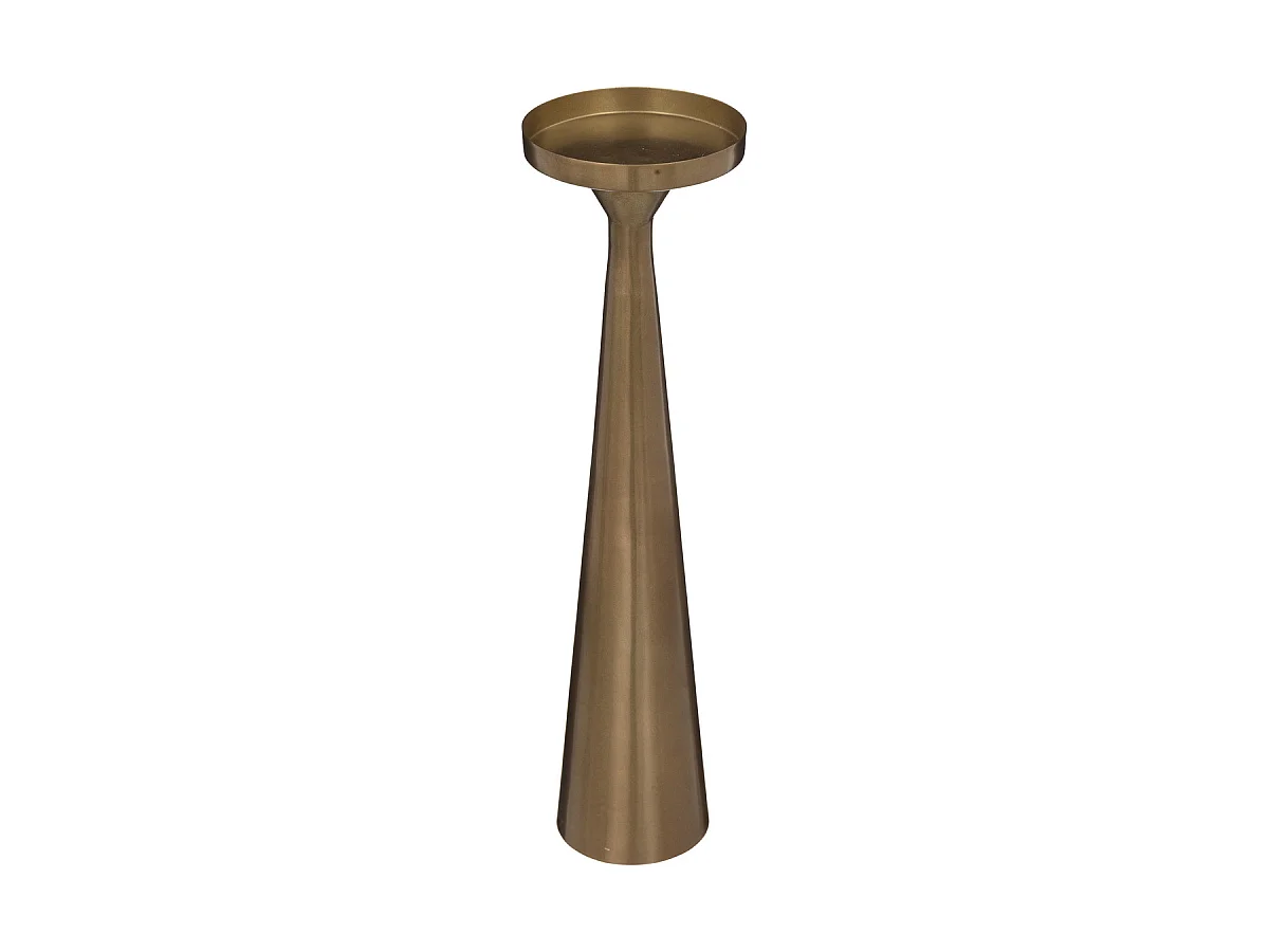 Bougeoir Chandelier en métal Doré H 41 cm