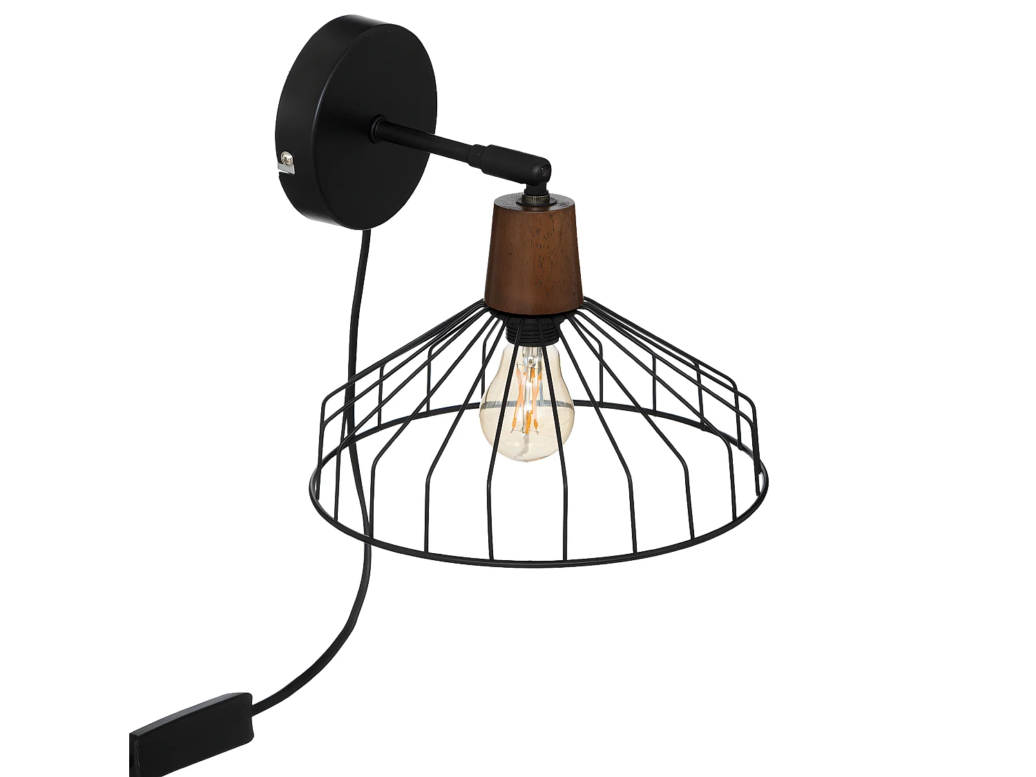 Aplique de pared estilo "bistró"