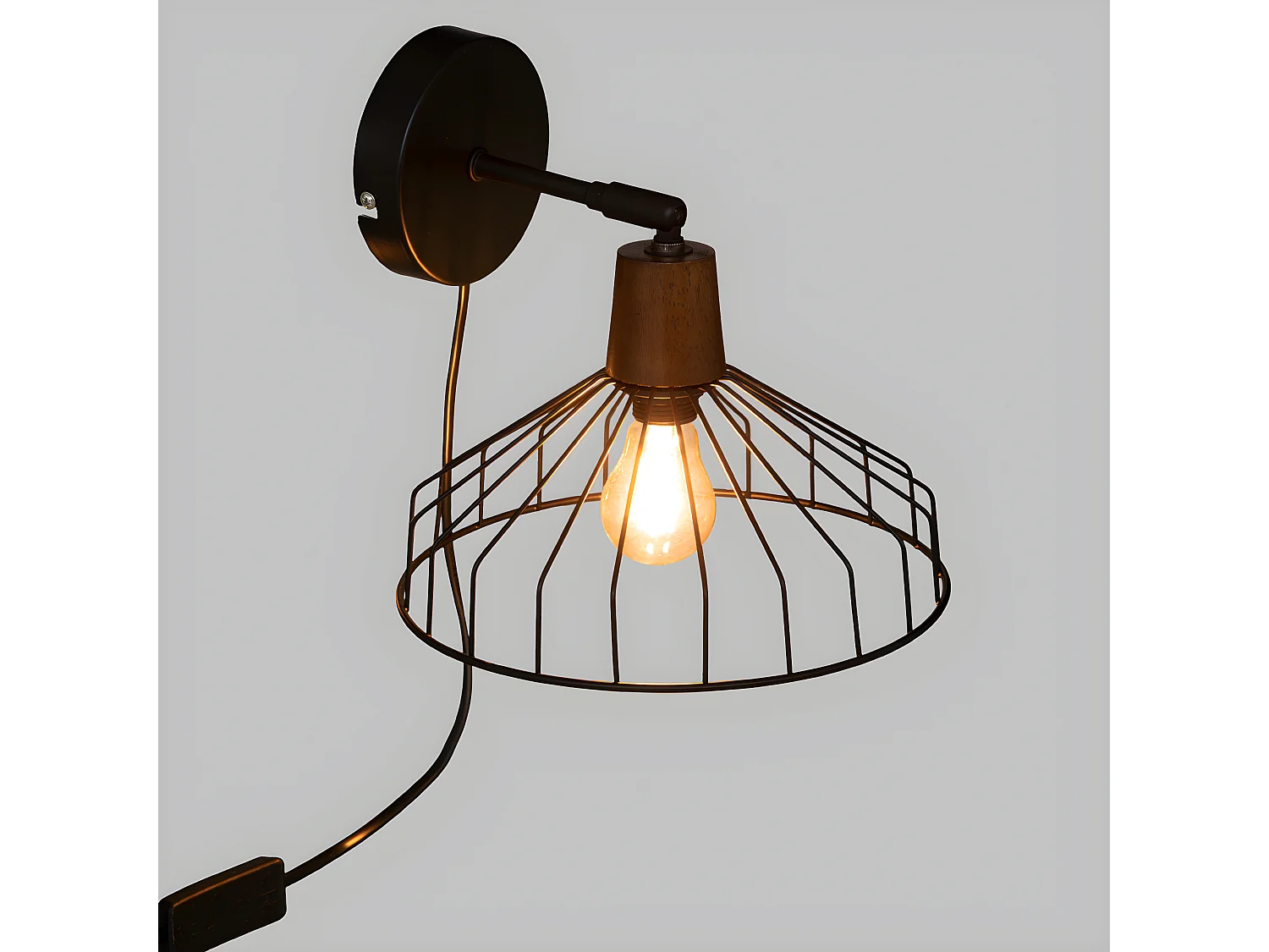 Aplique de pared estilo "bistró"