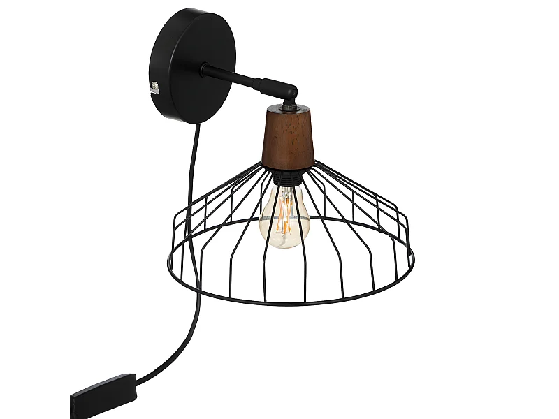 Aplique de pared estilo "bistró"