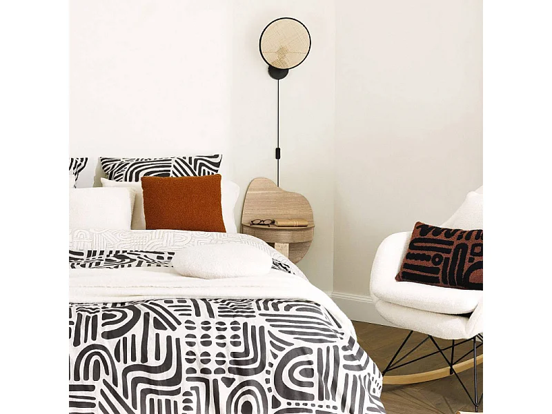 Aplique de pared de paja