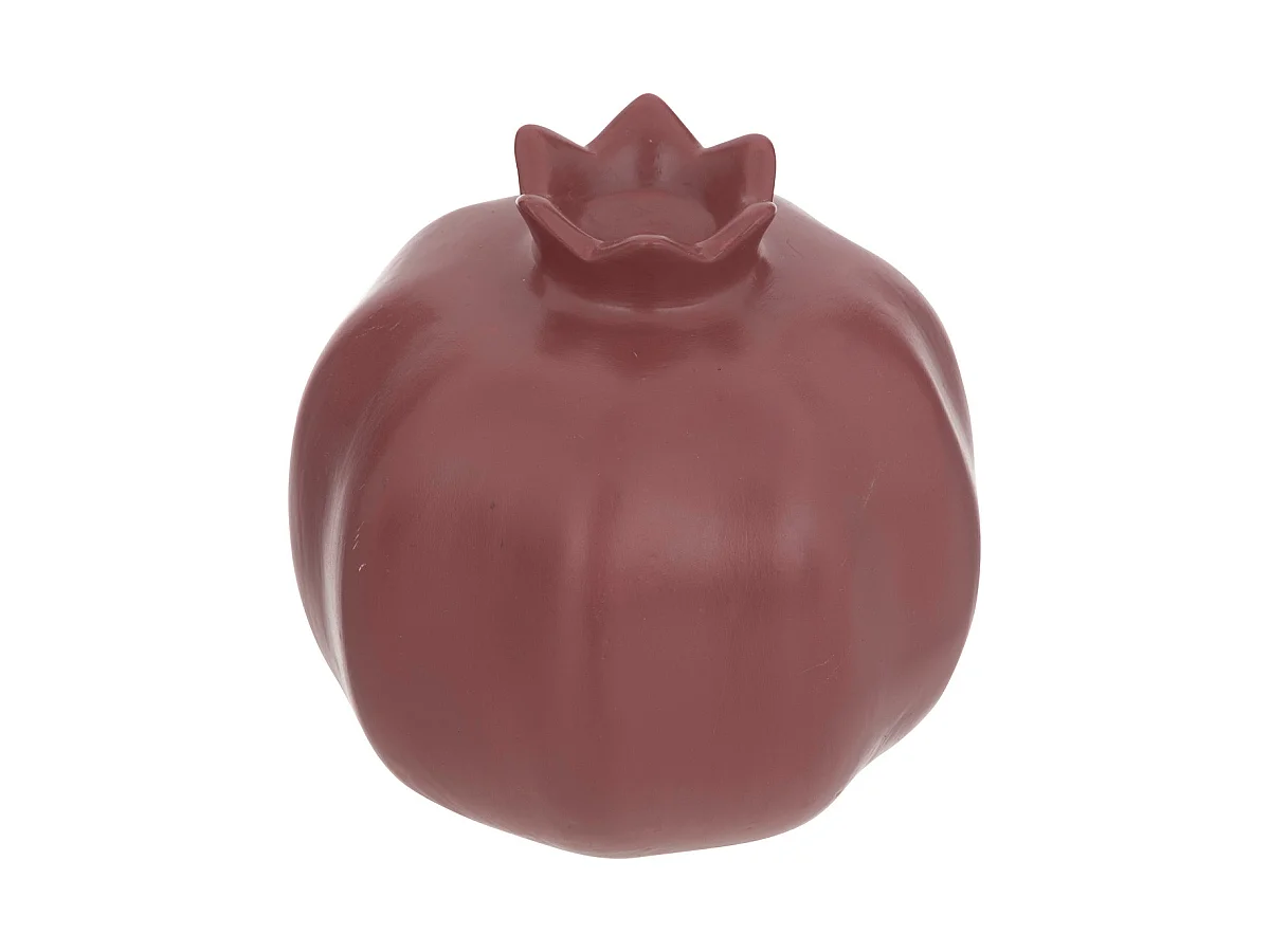 Grenade décorative en céramique Rose Foncé D 13 x H 13 cm