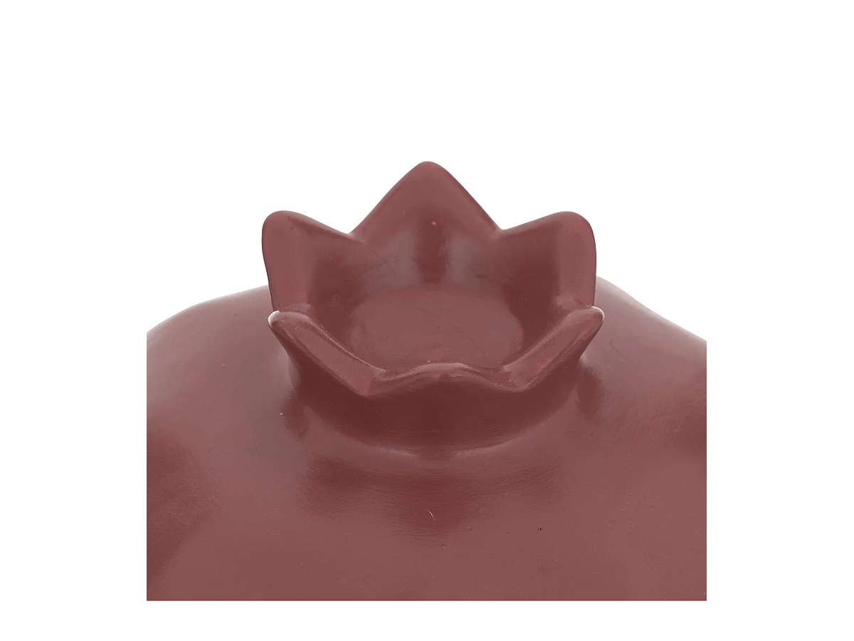 Grenade décorative en céramique Rose Foncé D 13 x H 13 cm