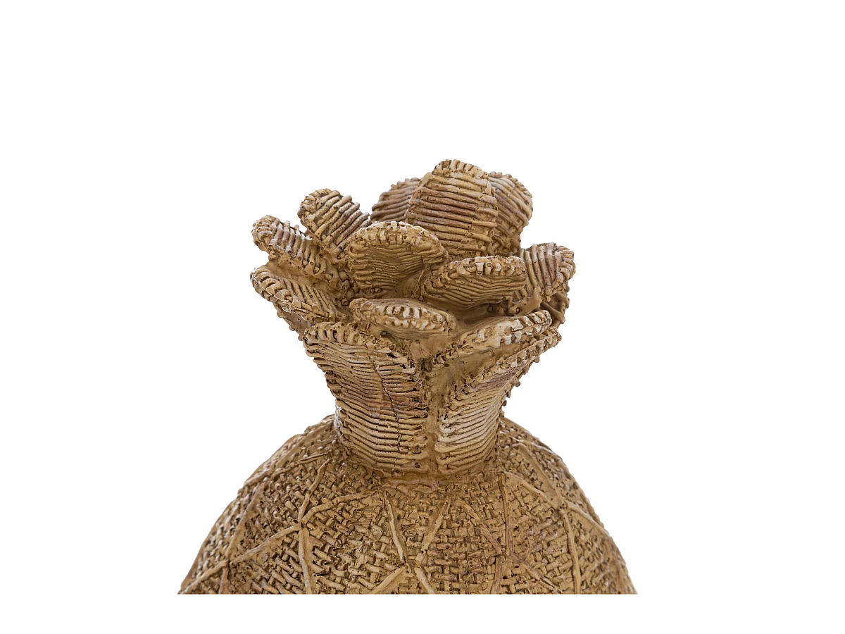 Ananas déco en résine D 14,5 x H 28 cm