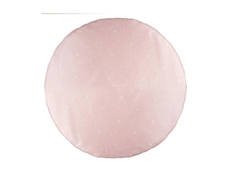 Tapis Déco Enfant "Étoiles" 120cm Rose