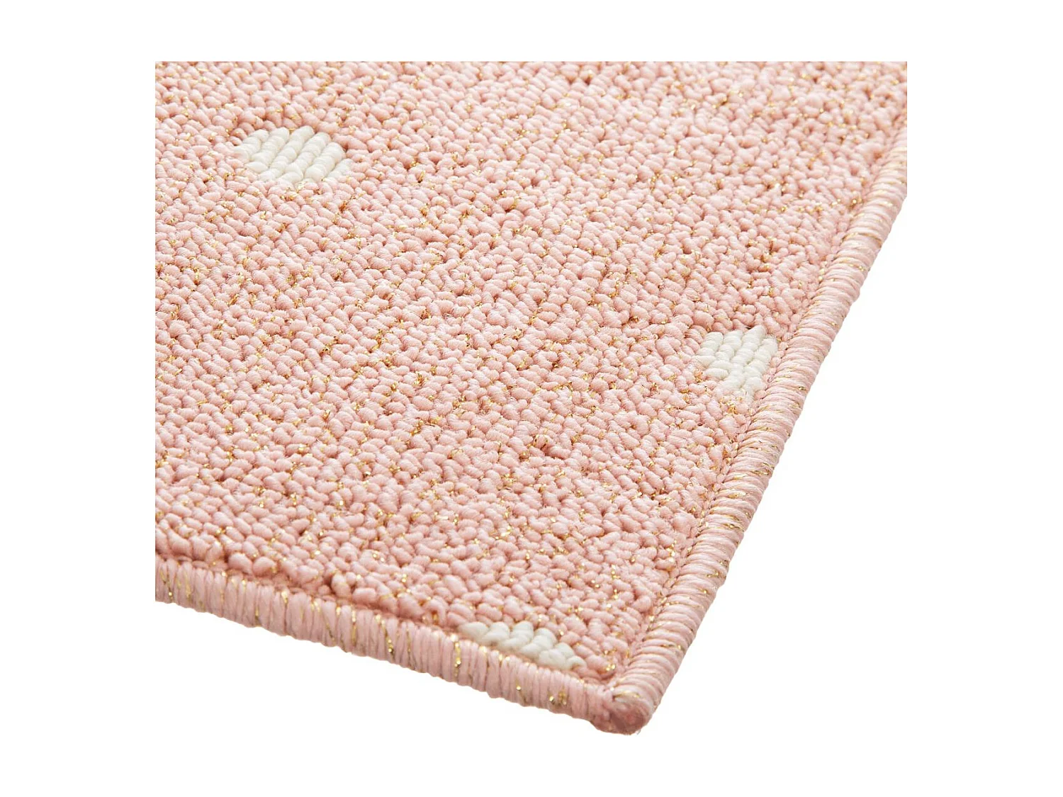 Tapis Déco pour Enfant "Marelle" 80x150cm Rose
