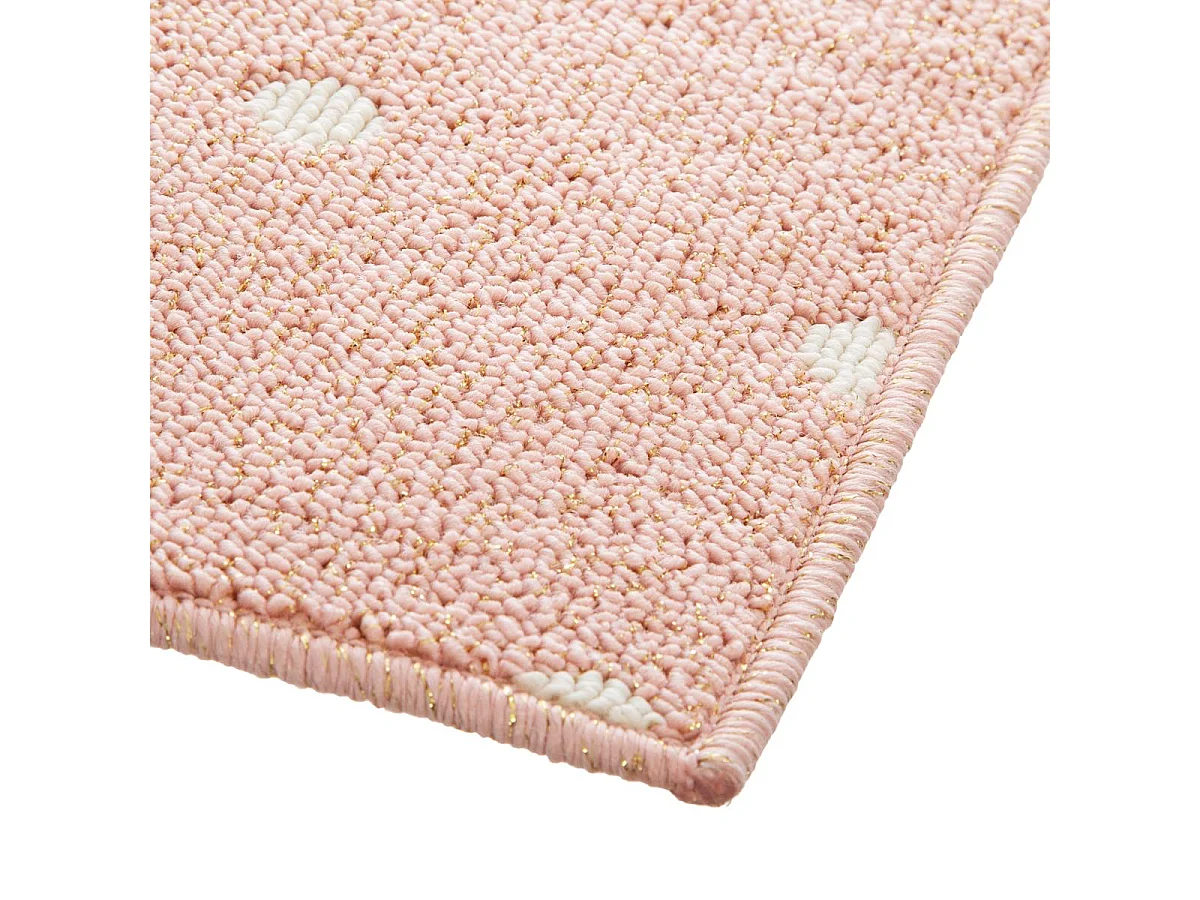 Tapis Déco pour Enfant "Marelle" 80x150cm Rose