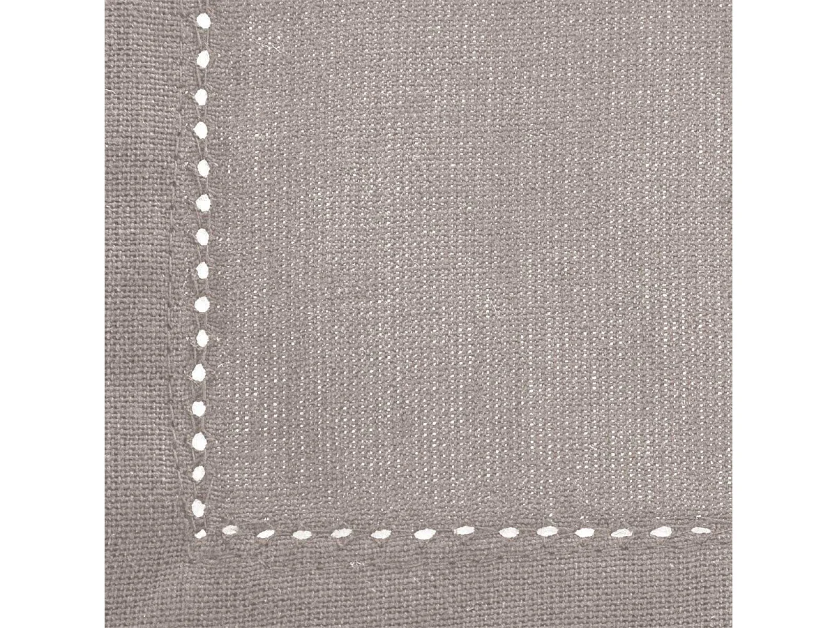 Nappe Rectangulaire "Chambray" 140x240cm Gris