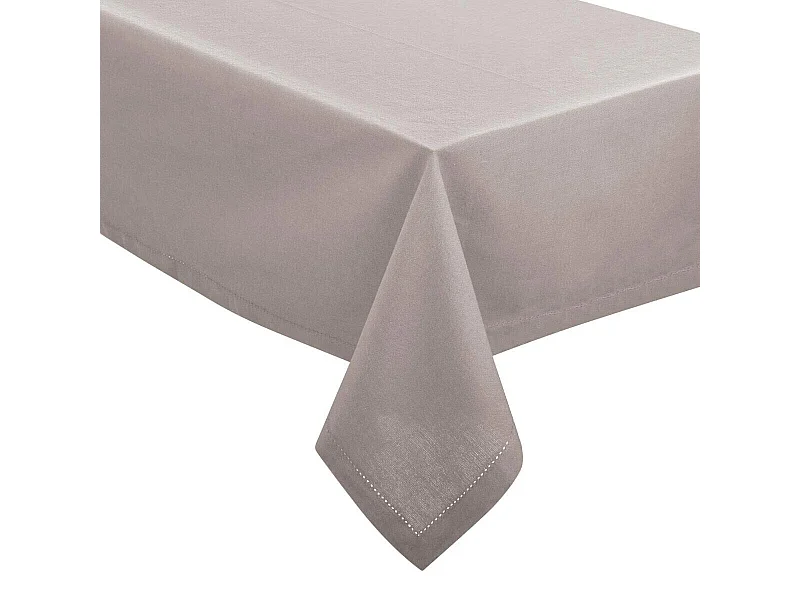 Nappe Rectangulaire "Chambray" 140x240cm Gris