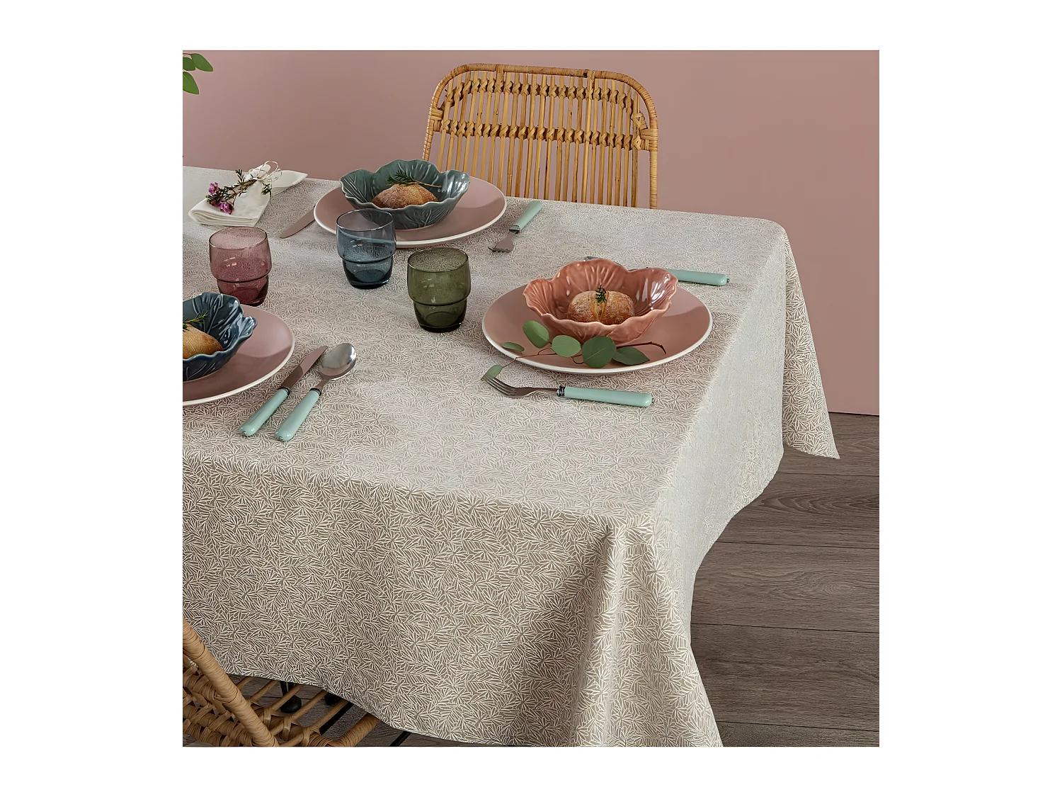 Nappe Rectangulaire "Edi" 150x250cm Naturel