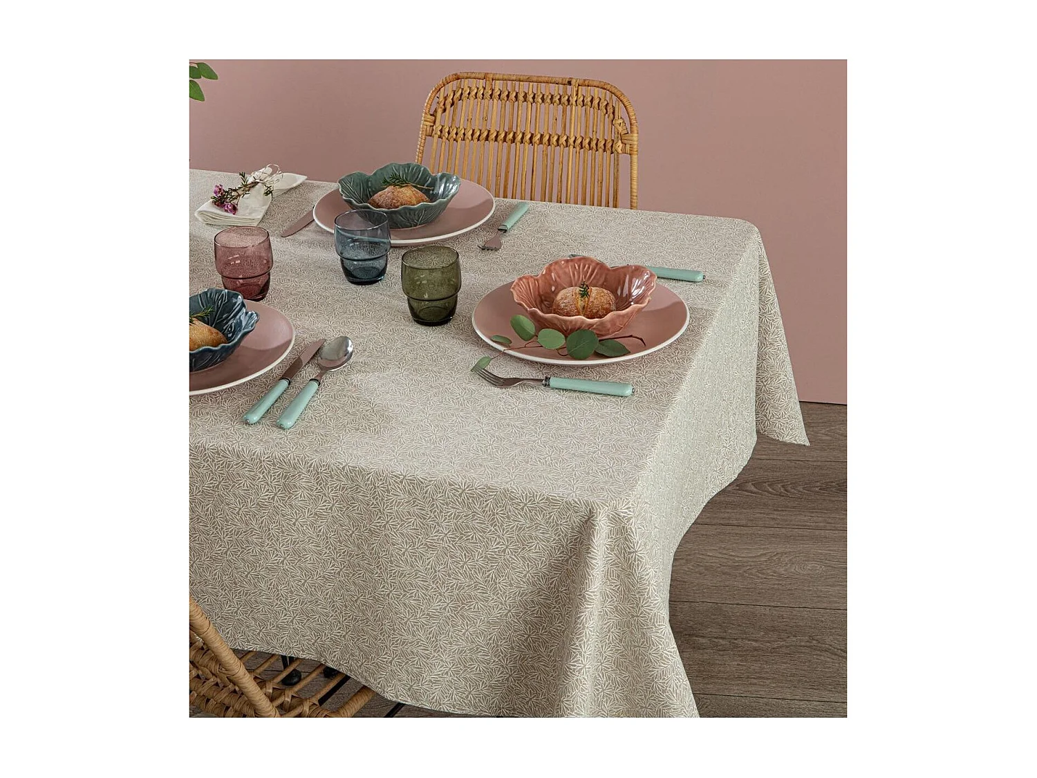 Nappe Rectangulaire "Edi" 150x250cm Naturel