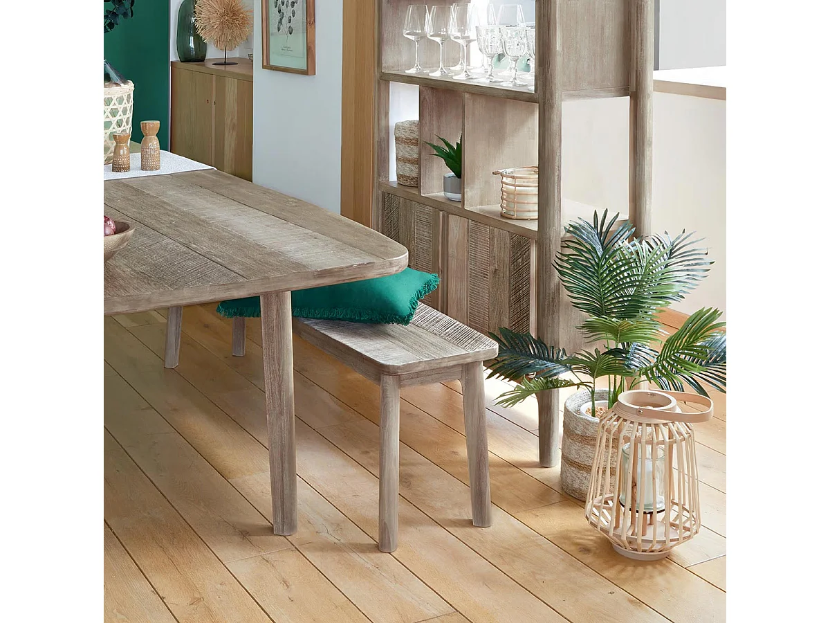 Banc Design en Bois "Banila" 150cm Naturel