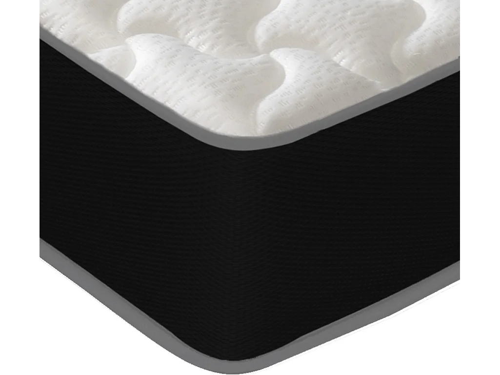 Matelas Mousse 160x200 Elegance - Ferme - Réversible - Côté Été/hiver - H18 Cm