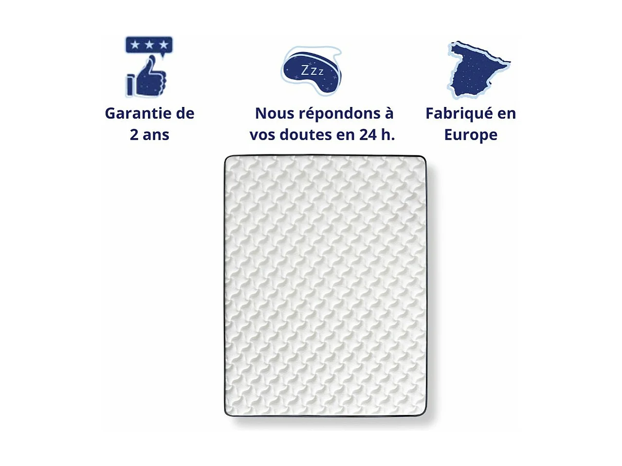 Materasso 140 x 200 in Viscoelastico di Alta Qualità, Comfort Esclusivo | Altezza 18 cm | DAGOSTINO HOME