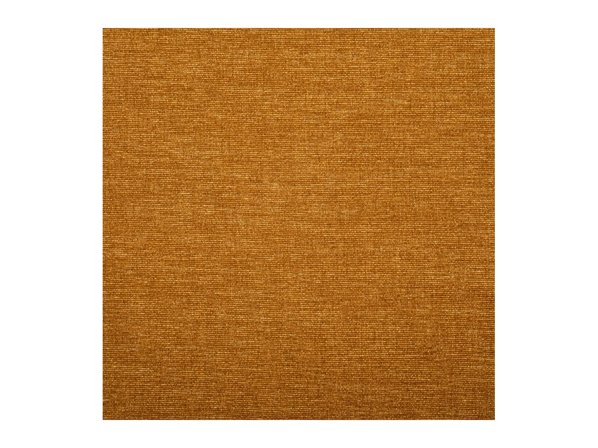 Fauteuil pivotant en Tissu Chenille Jaune Ocre et pied en métal