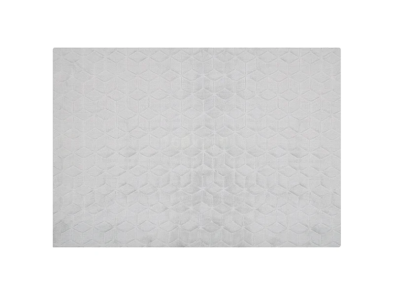 Kunstfellteppich Kaninchen grün grau 160x230 cm handgefertigt Shaggy Thatta