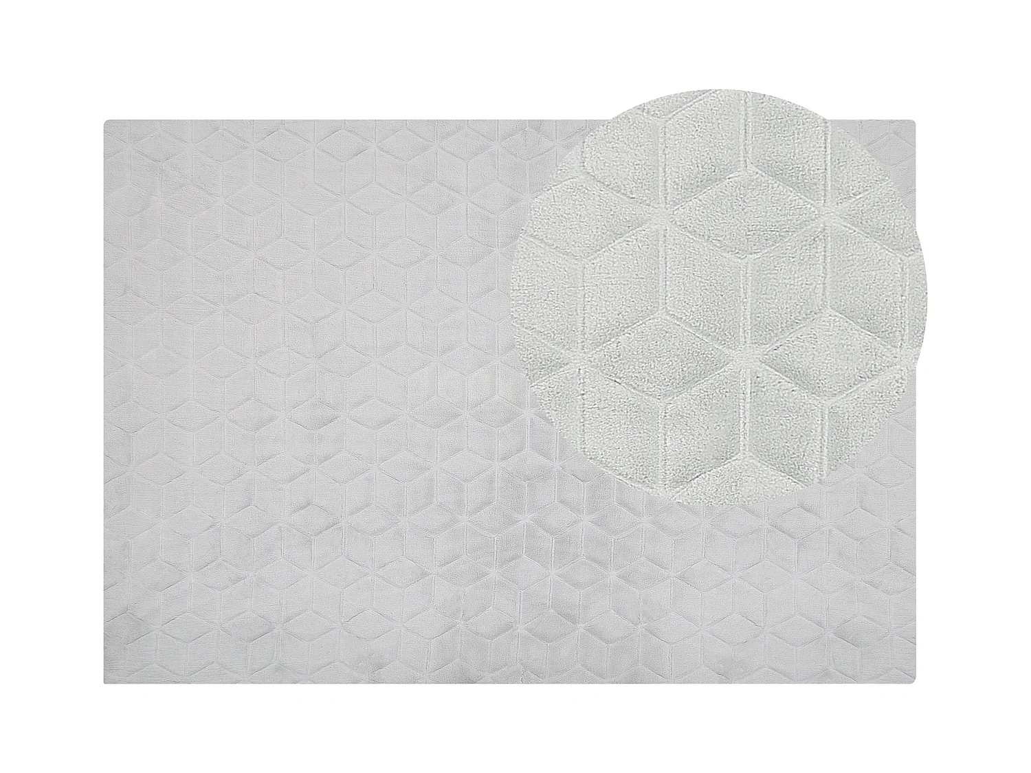 Alfombra gris claro/verde menta 160 x 230 cm THATTA