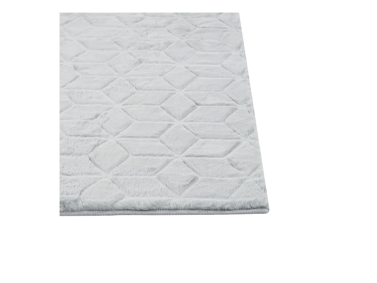 Alfombra gris claro/verde menta 160 x 230 cm THATTA