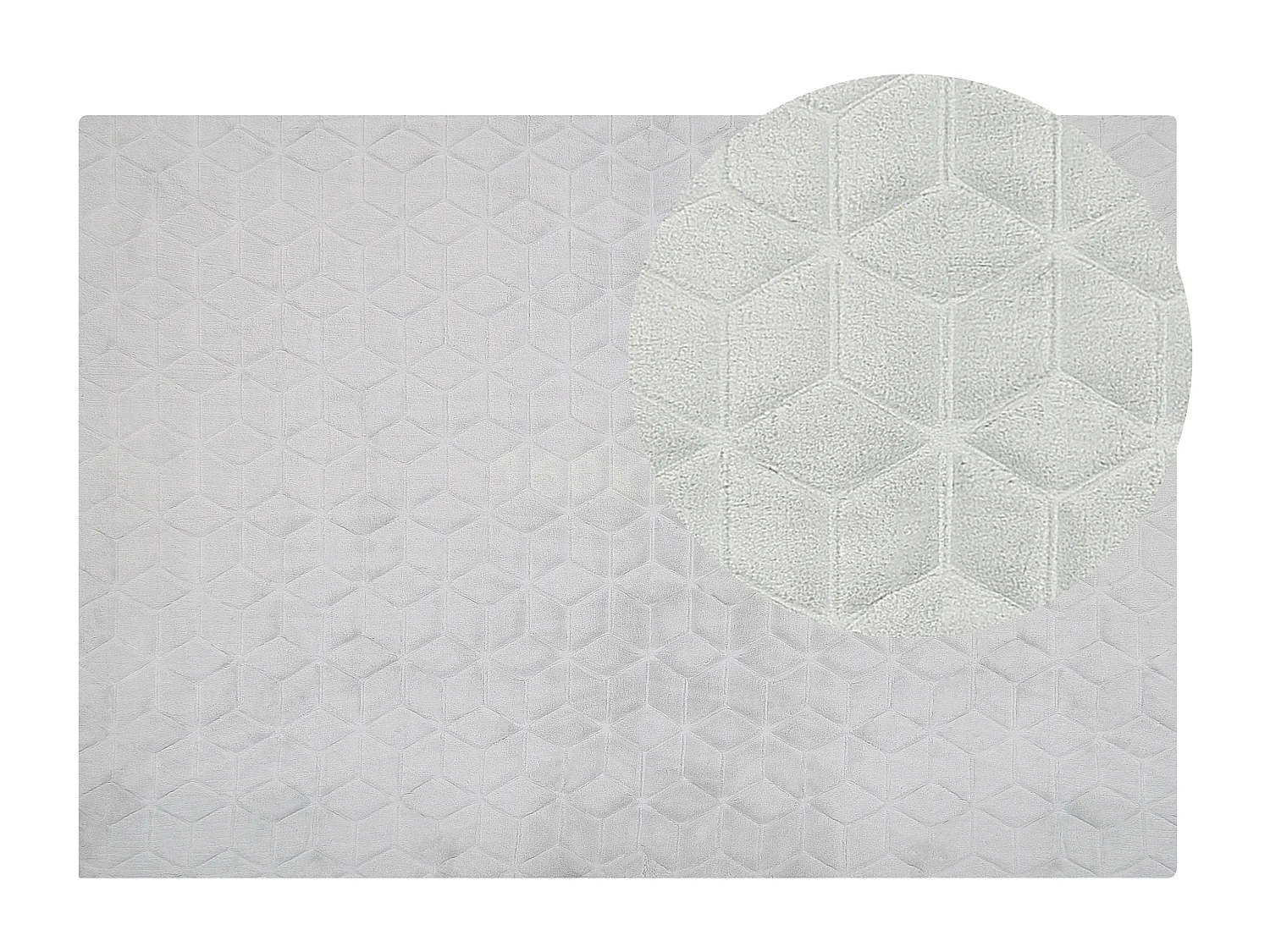 Tappeto pelle sintetica verde menta 160 x 230 cm THATTA